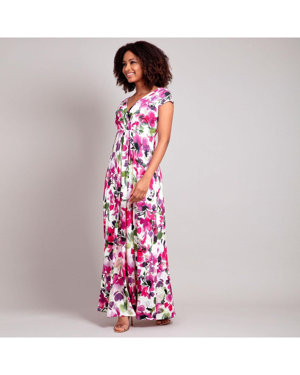 Alie Street London Purple Sophia Maxi Dress