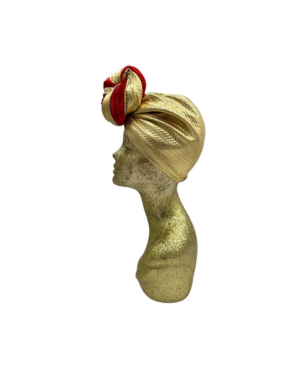 Julia Clancey Red Classic Zia Ruby Reversible Turban