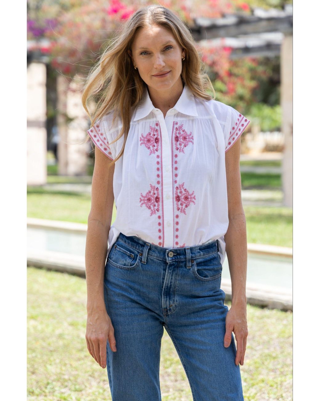 Bindu Pink Esmeralda Blouse