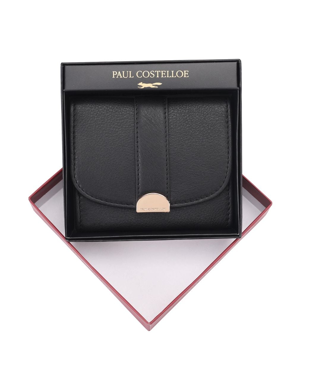 Paul Costelloe Black Lovel Leather Purse
