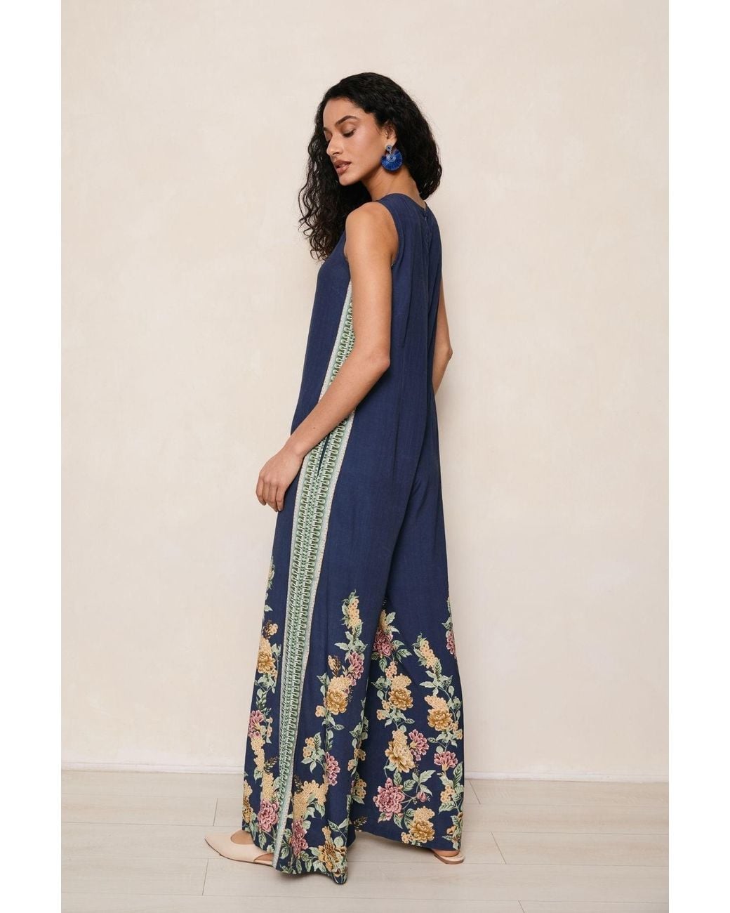 Raishma Blue Mabel Jumpsuit
