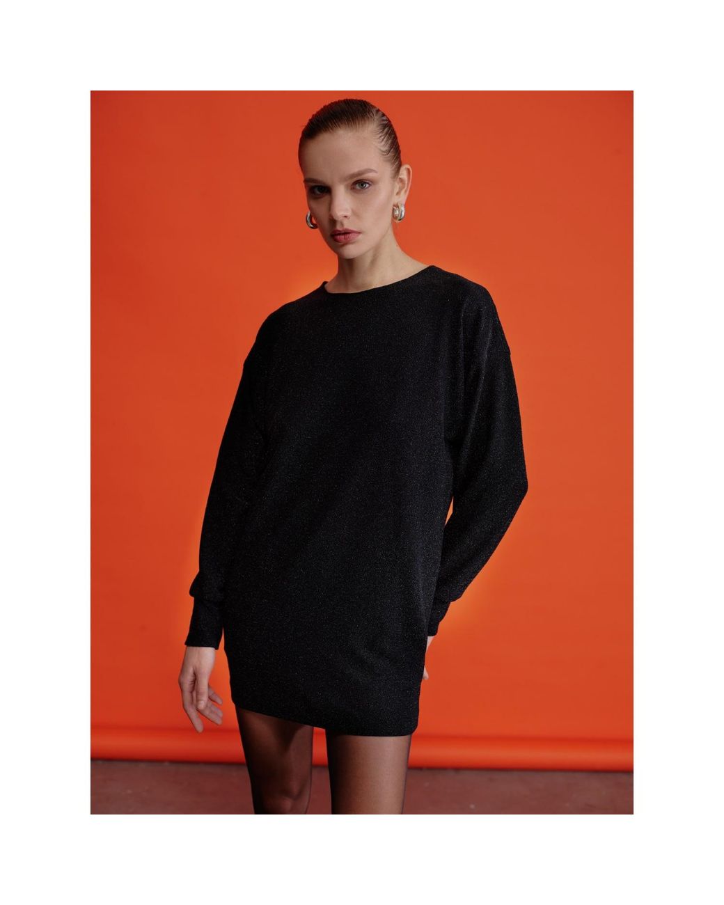 NAZLI CEREN Black Pia Mini Dress