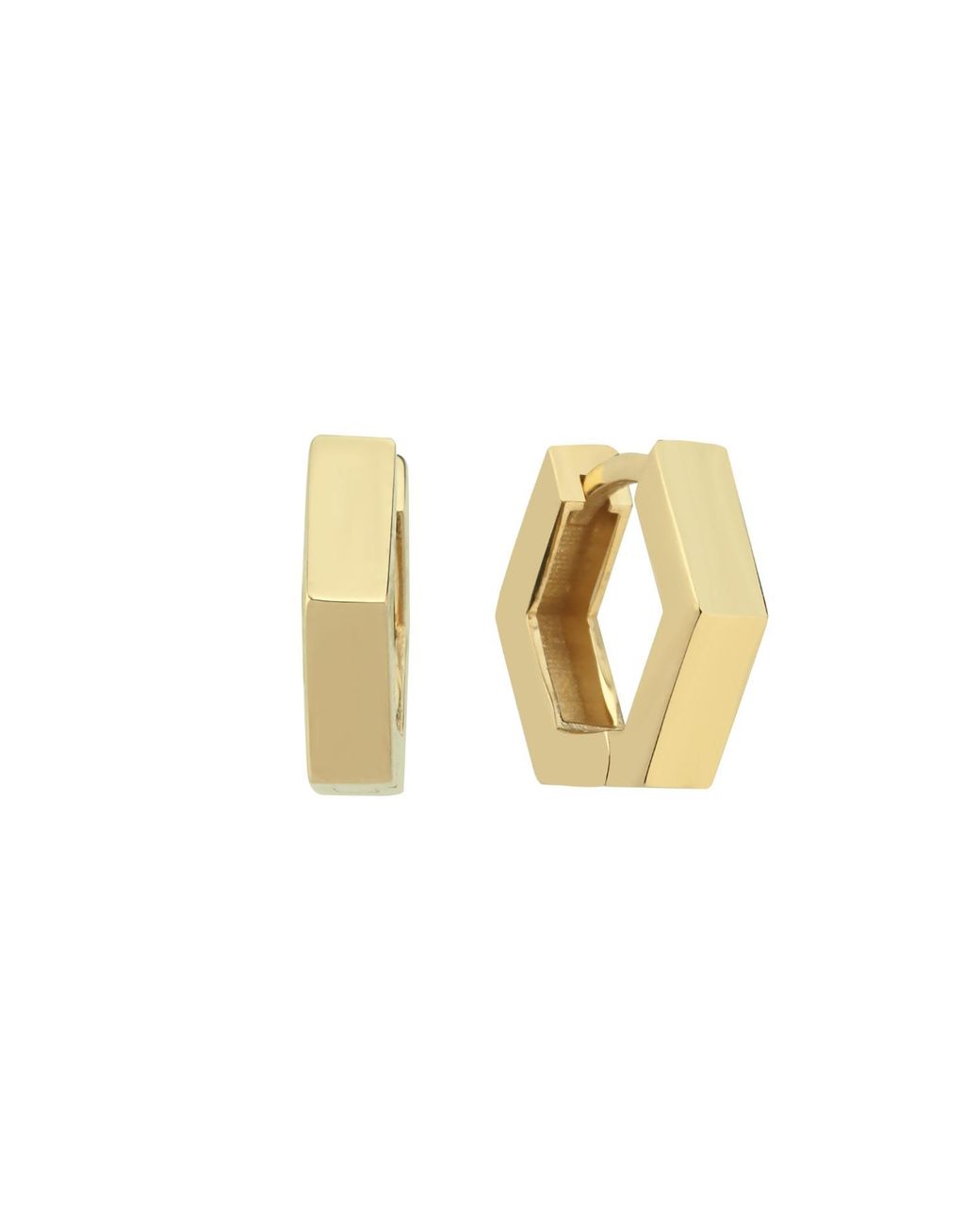 Dime Tribe Metallic Slim Earrings for men