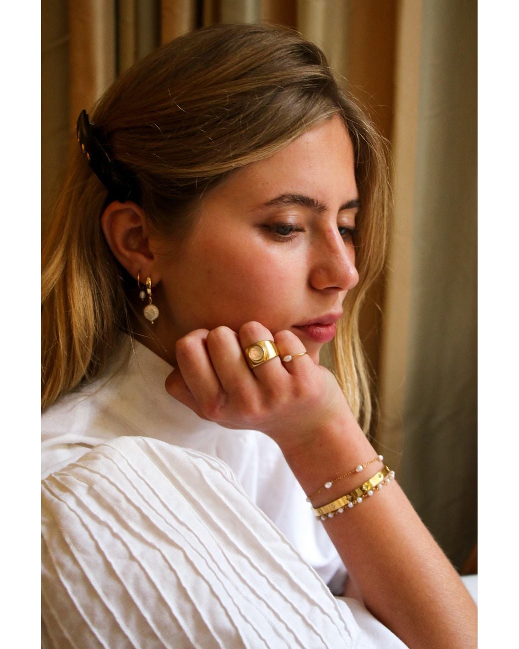 Iris London Metallic Clementine Bracelet