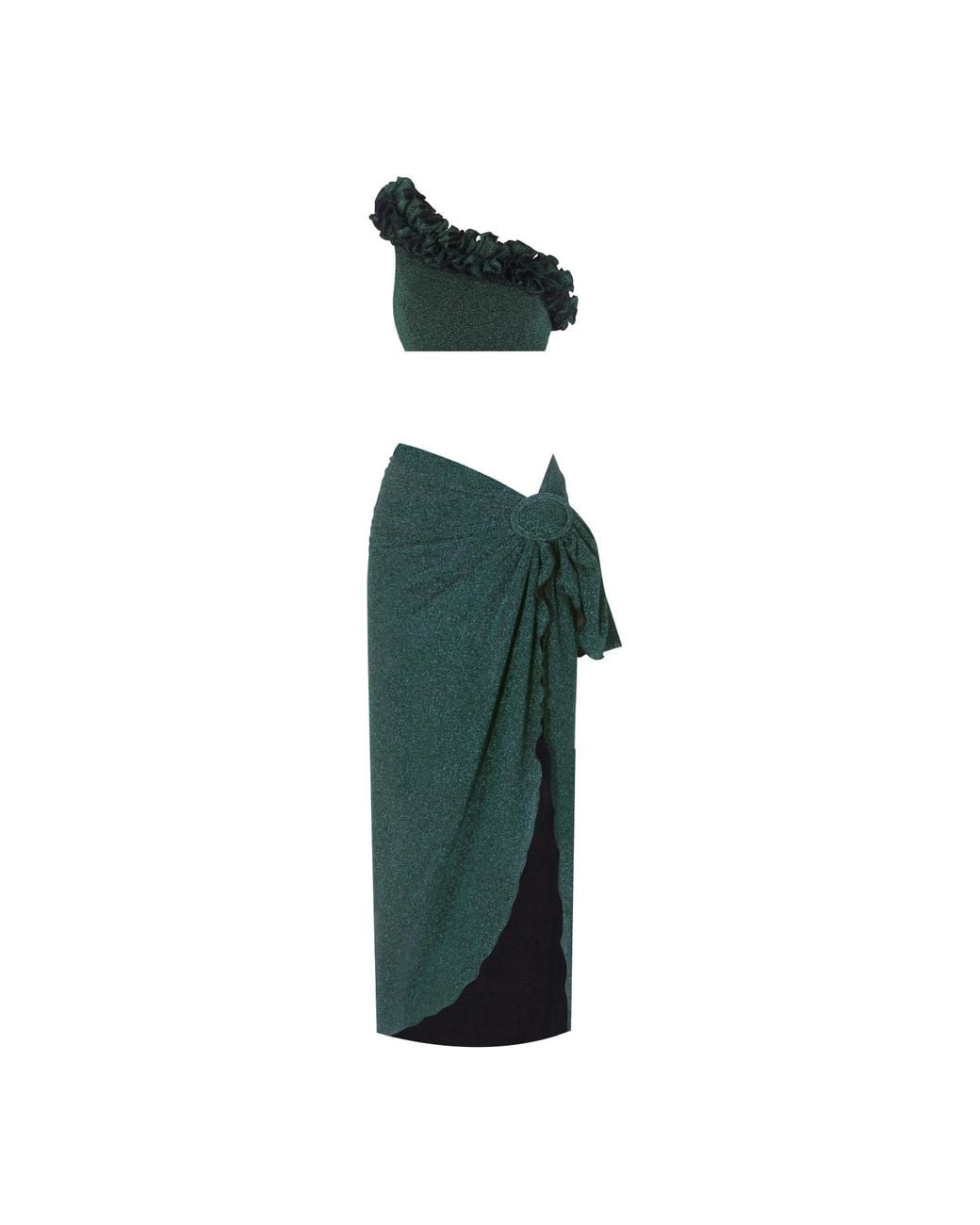 Nur Karaata Green Cliantha Luna Sparkle Set