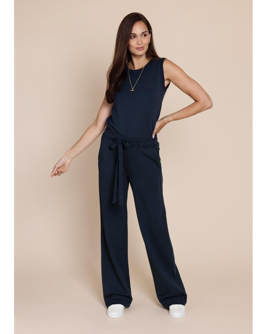 Weartwo London Blue Goddess Wide Leg Trousers