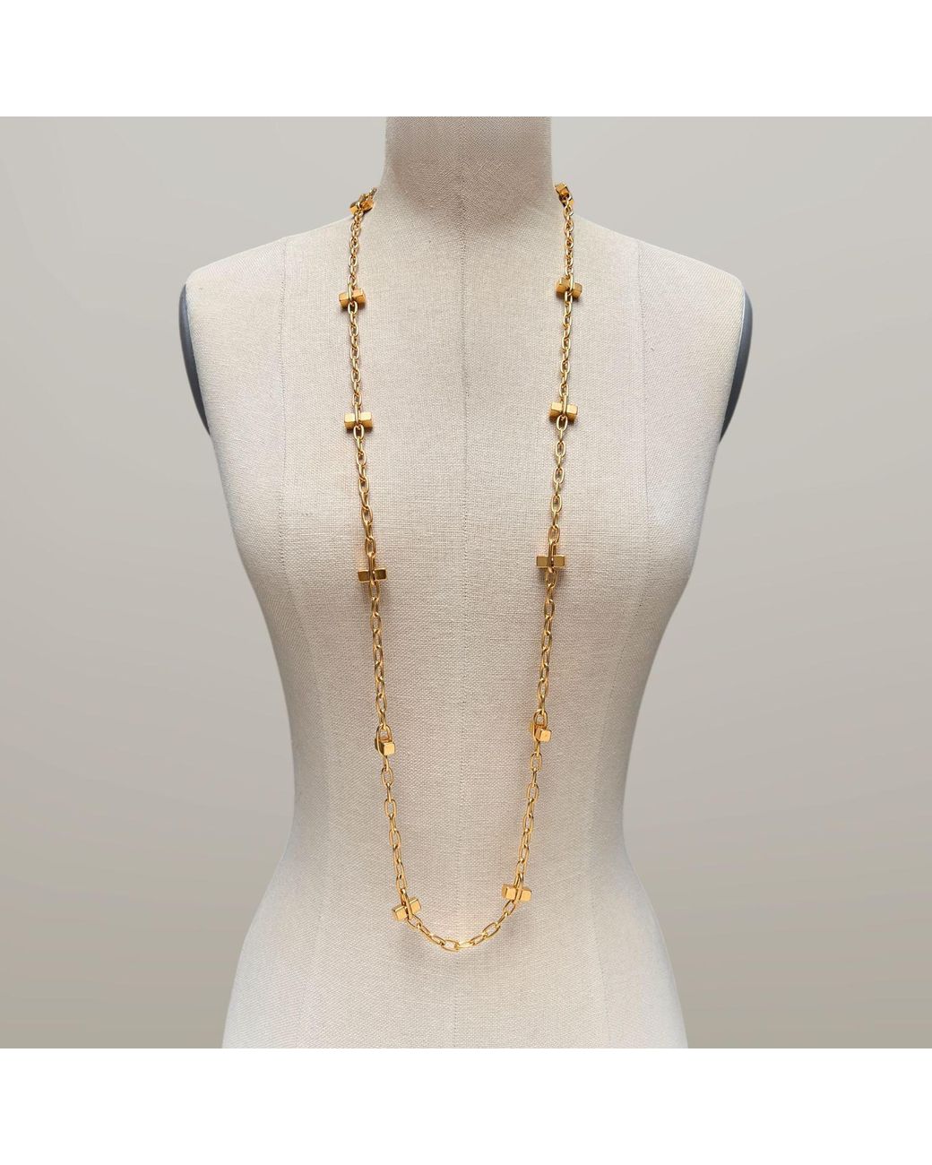 Jaredjamin White Blockbuster Lite Long Necklace
