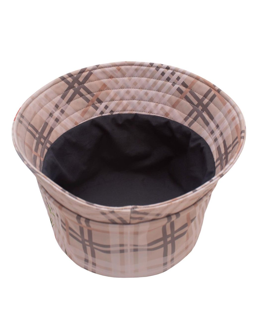 RainSisters Brown Neutrals Elegant Bucket Hat: Royal Blush