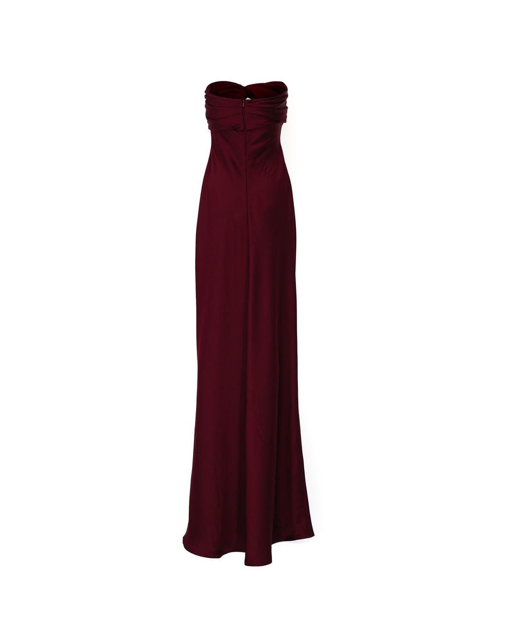 Herfetch Red Neutrals Maxi Bordeux Dress-Bordeux