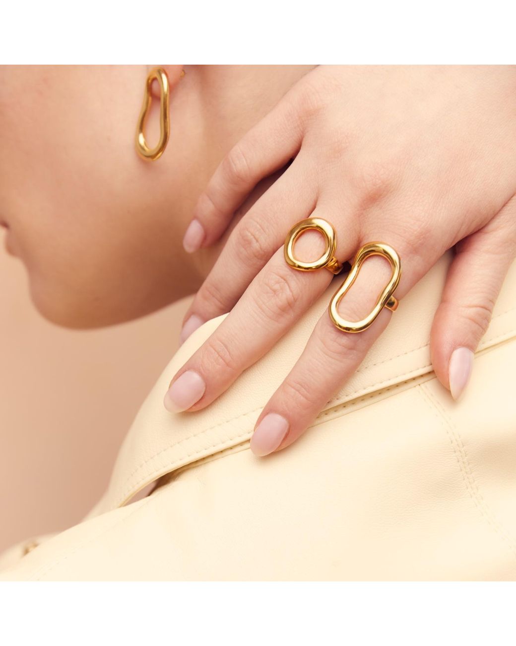 Biko Jewellery Metallic Cora Ring