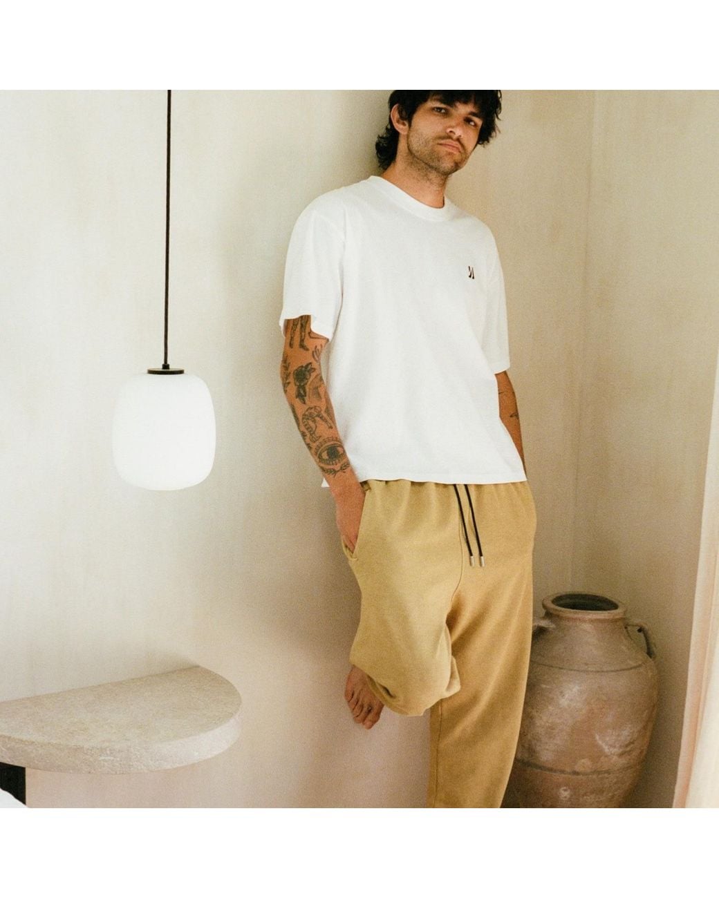 Comune White Ryder Tee for men