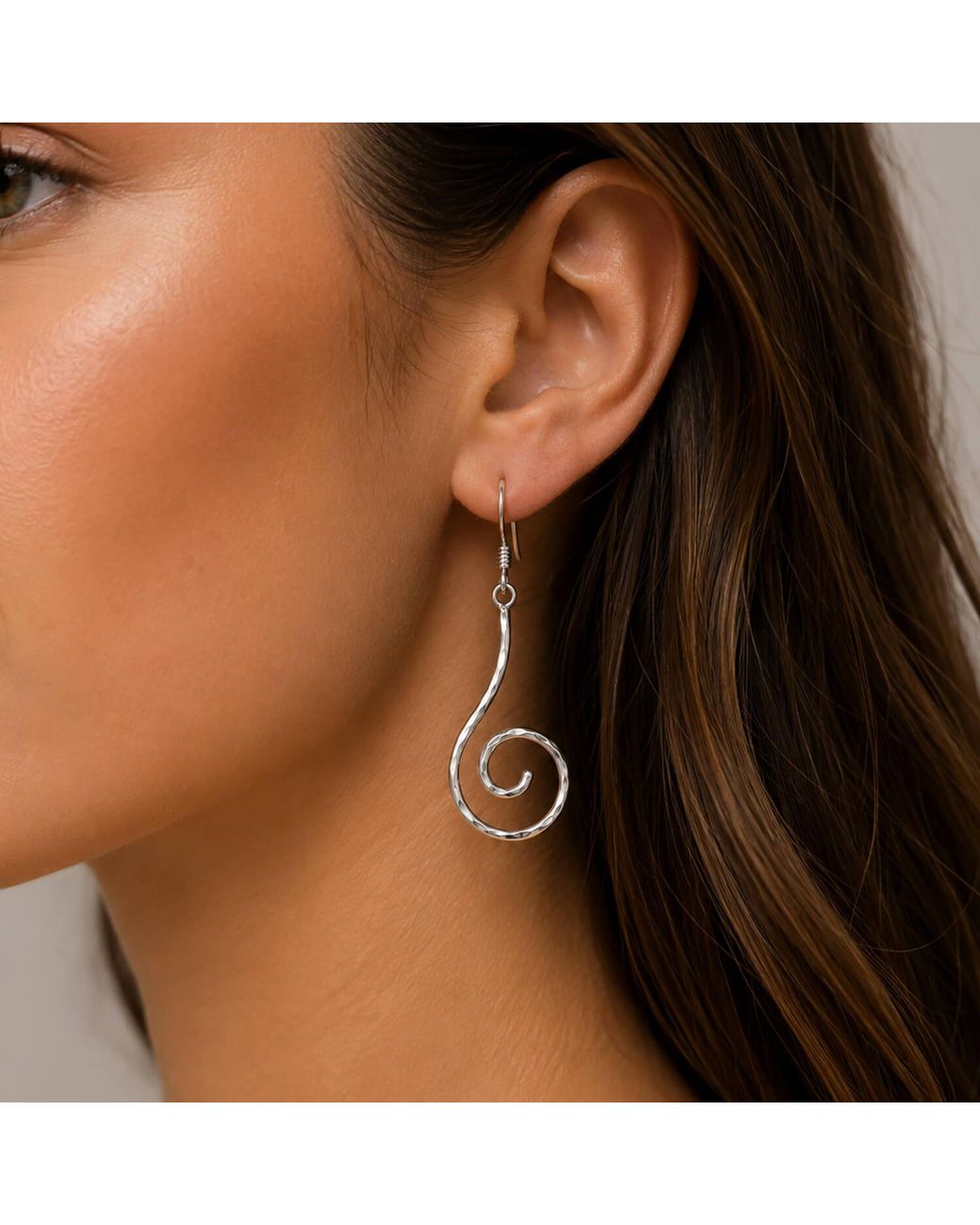 Gold & Honey Metallic Stars & Swirls Dangle Earrings Set