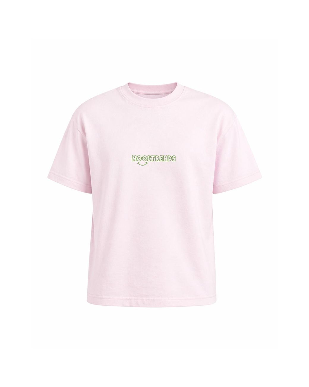 Nooltrends Pink Gender Neutral Smiley T-Shirt for men