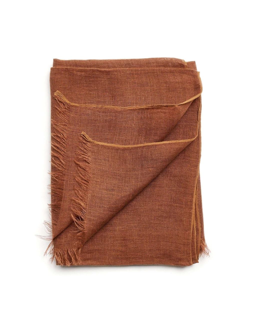 Variously White Pebble Light Hand Woven Soft Linen Scarf