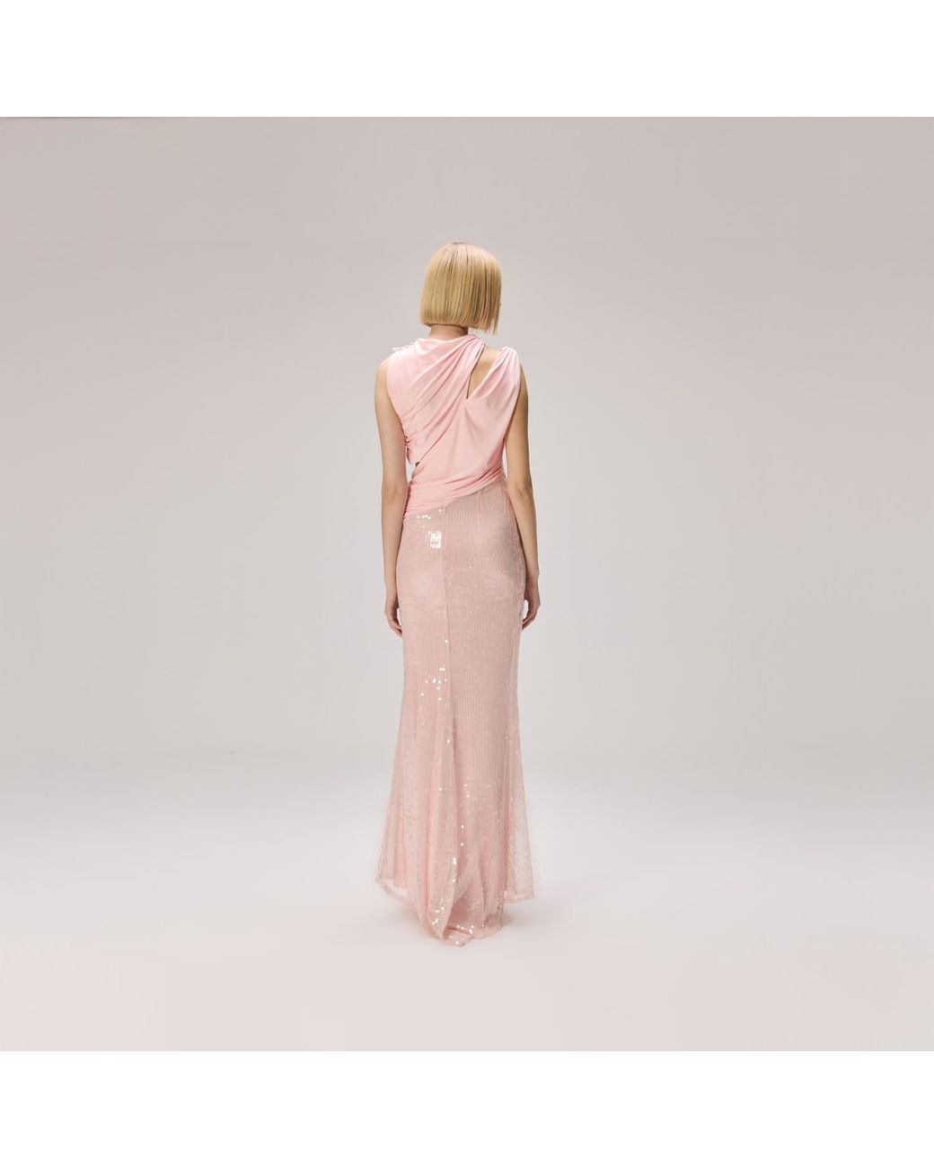 Herfetch Pink Maxi Butter Dress-Baby