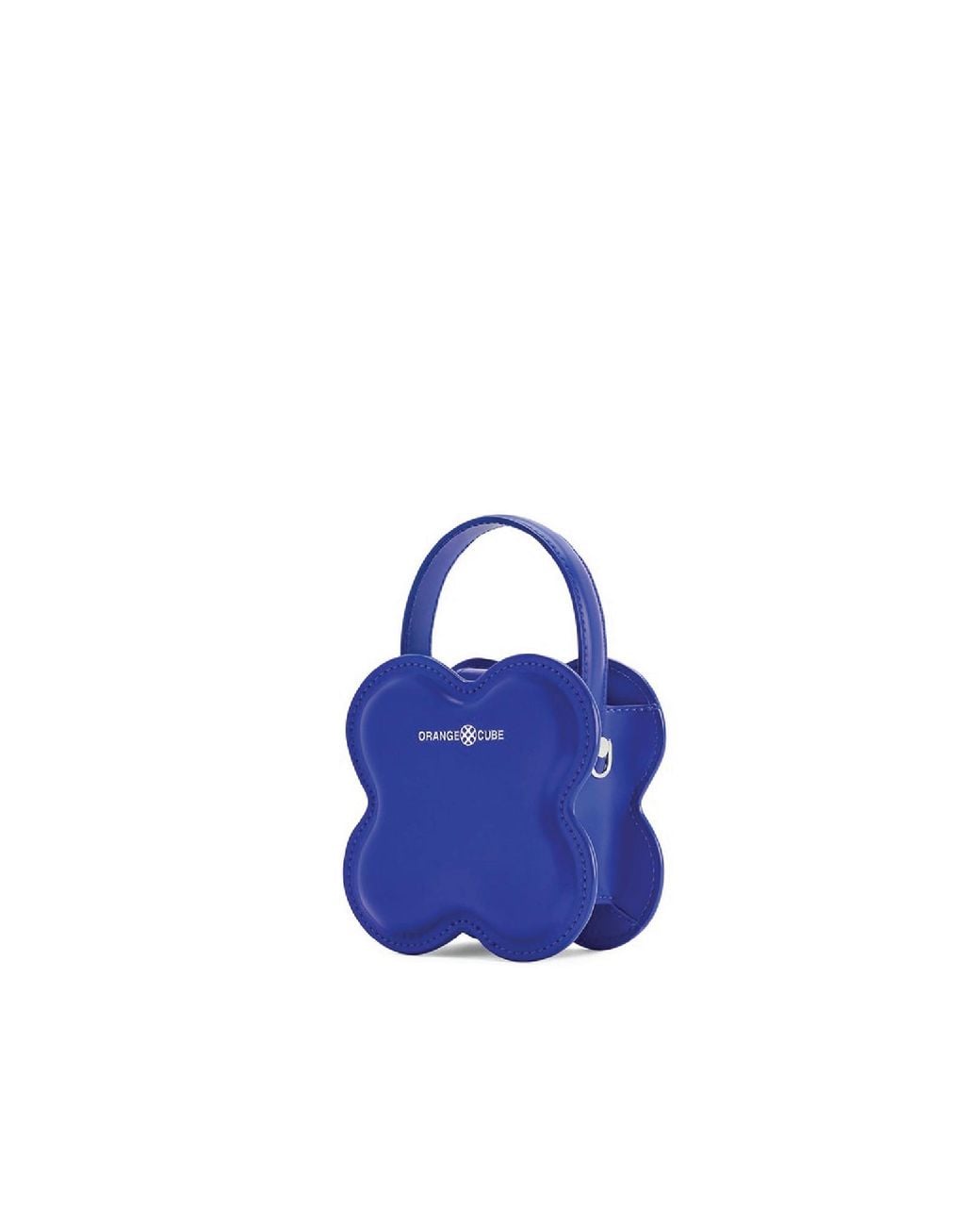 Orange Cube Blue Small Lucky Clover Handbag