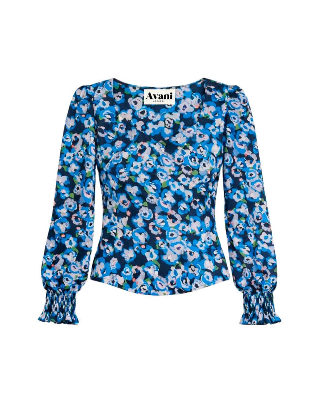 AVANI Apparel Blue Pétunia Top
