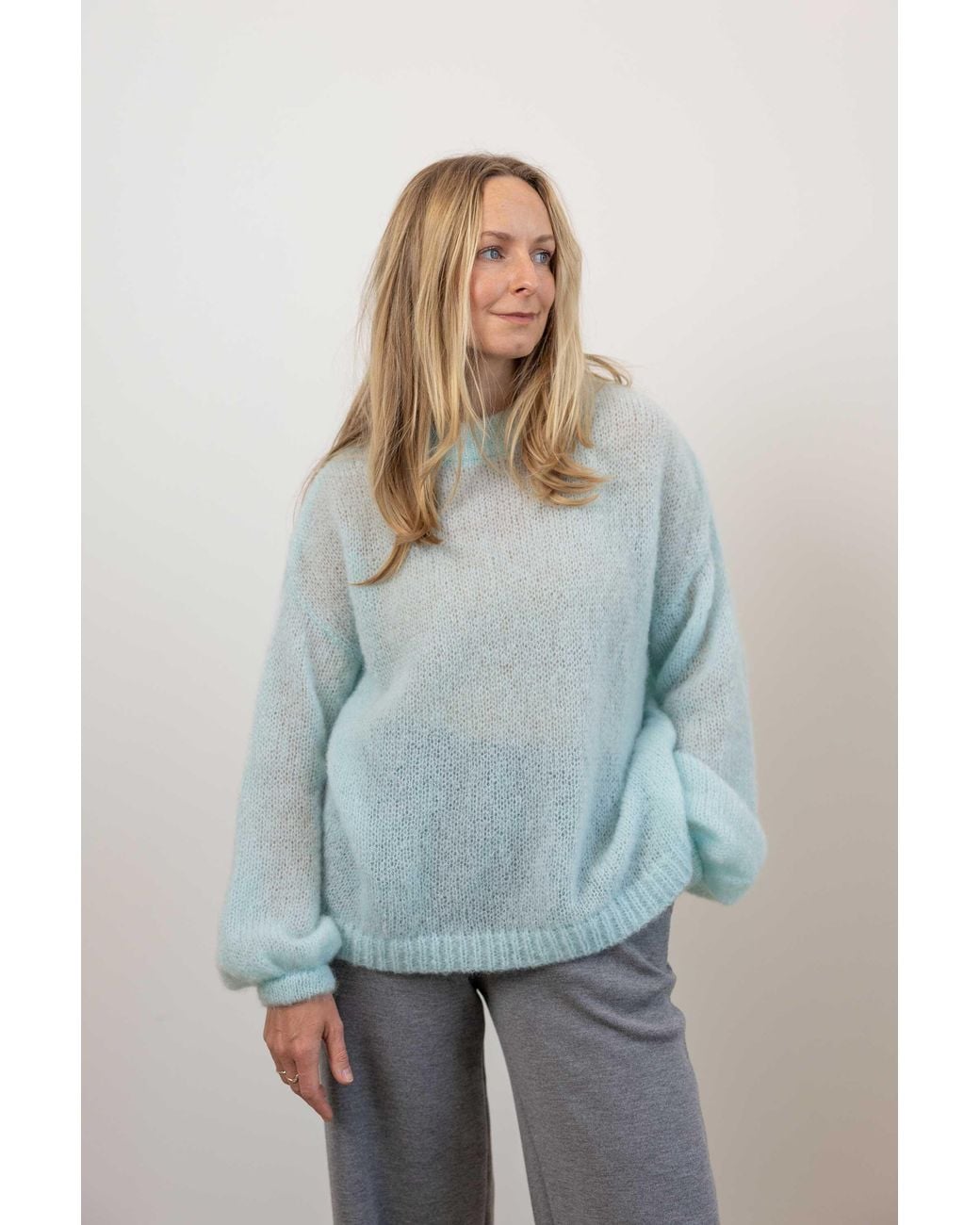 SALANIDA Blue Melody Mohair Jumper