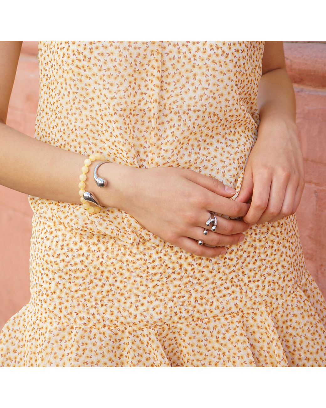 Smilla Brav Metallic Cuff Bracelet Rita