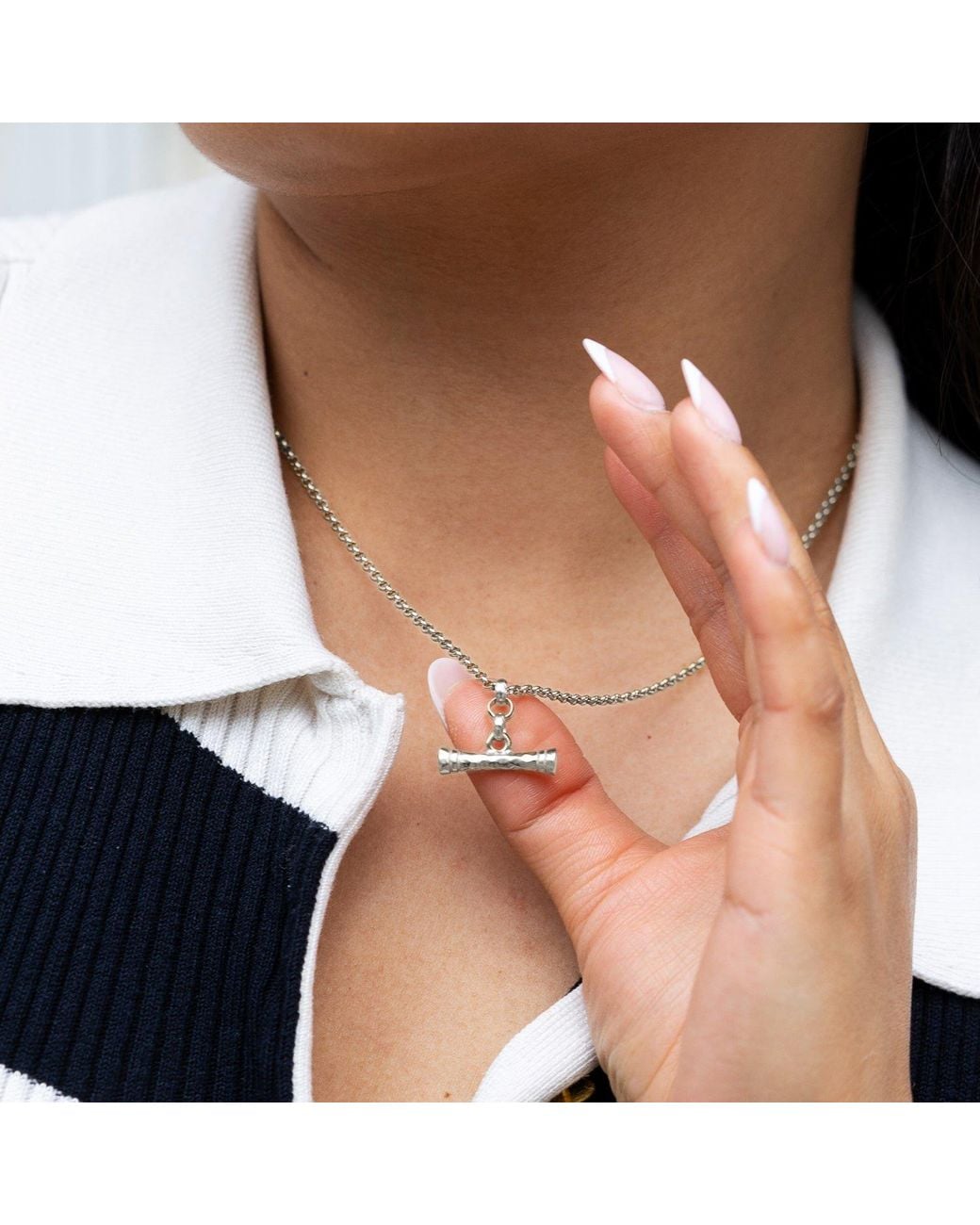 Dower & Hall Metallic Nomad T-Bar Pendant