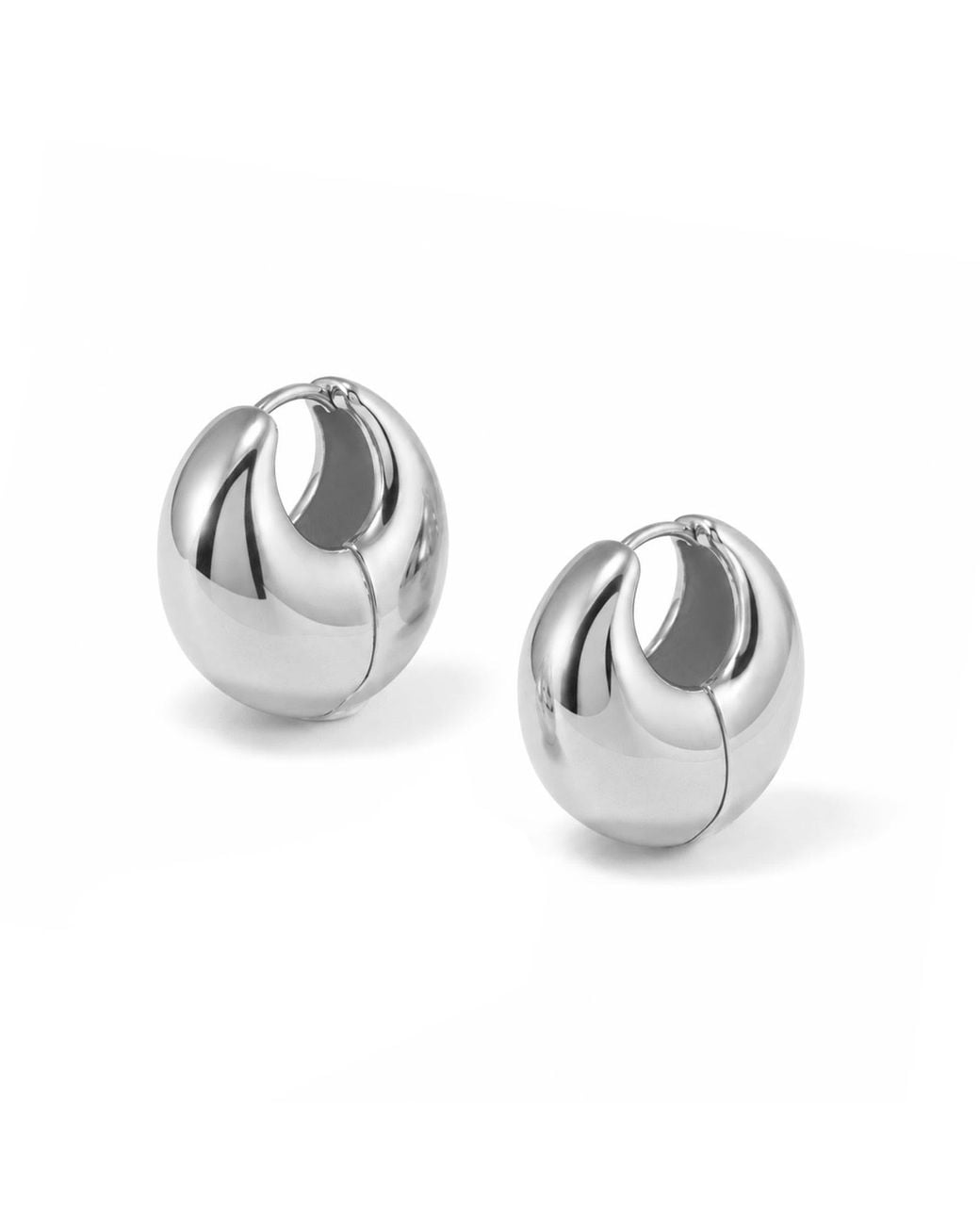 Hye Jane Jewelry Metallic Angelina Puffy Hoop Earring