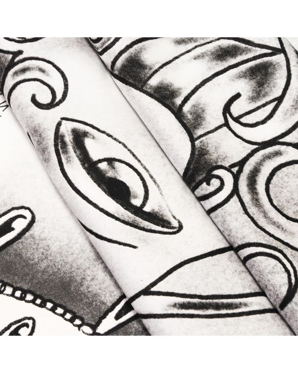 Tash and Ley Gray Resurgence 70X70 Silk Scarf