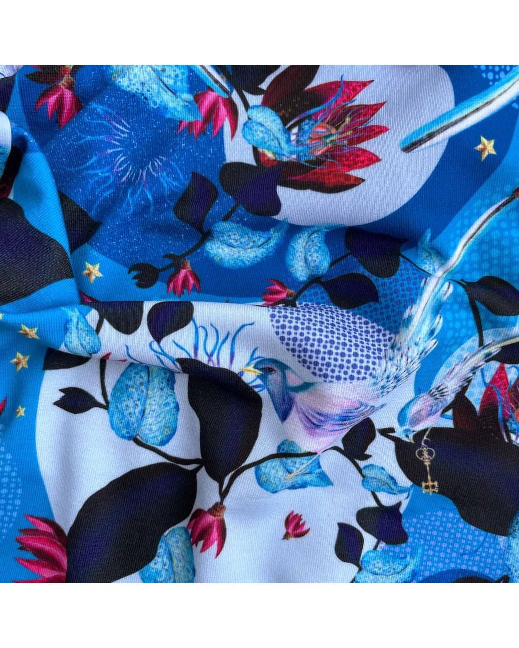 VETKA Blue Neck Gaiter Secret Garden
