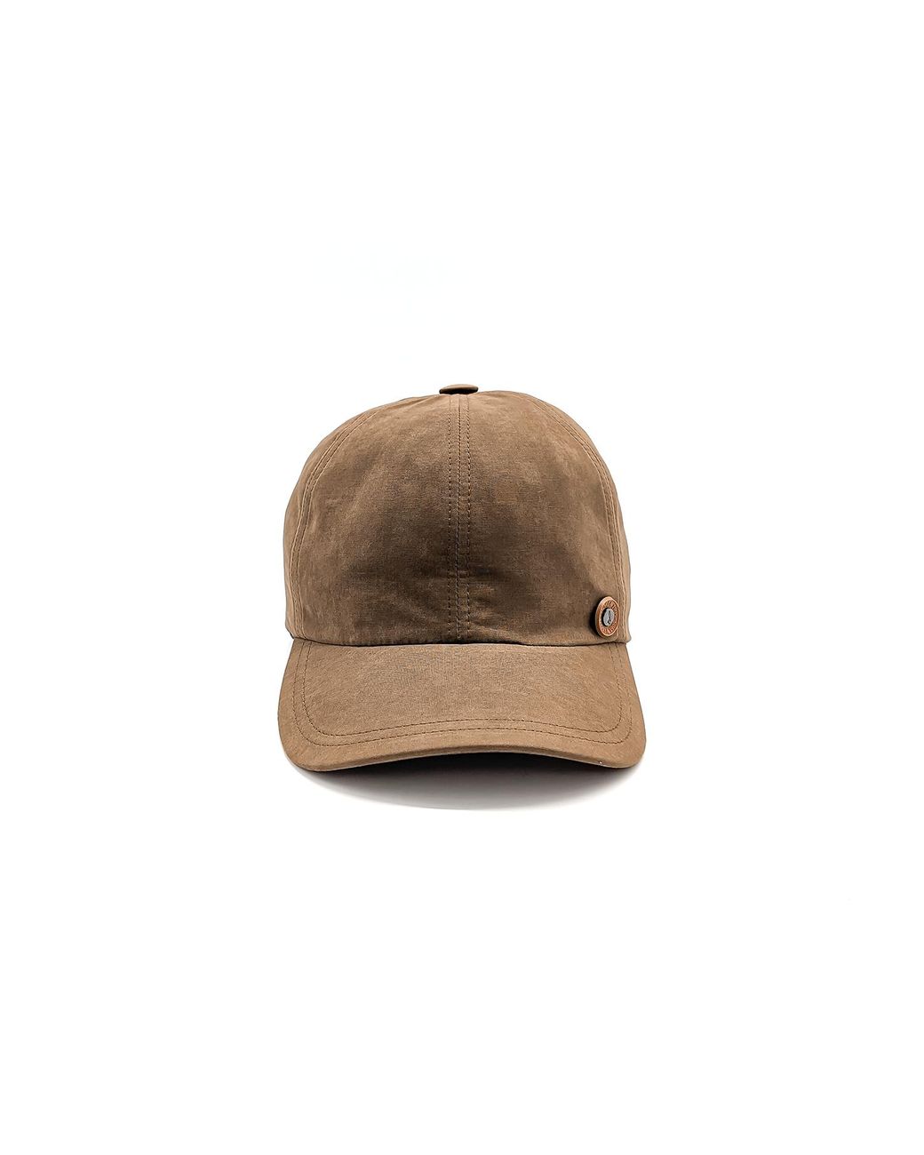 DORIA 1905 Brown Safari Rainproof Fabric Baseball Cap for men