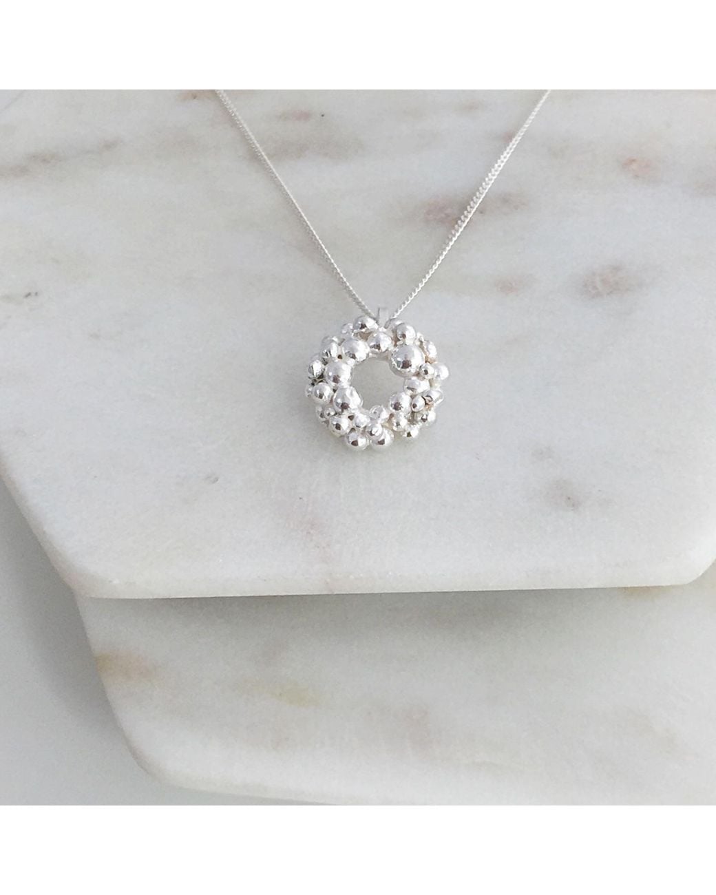 Lily Flo Jewellery Metallic Rock Chic Circle Necklace