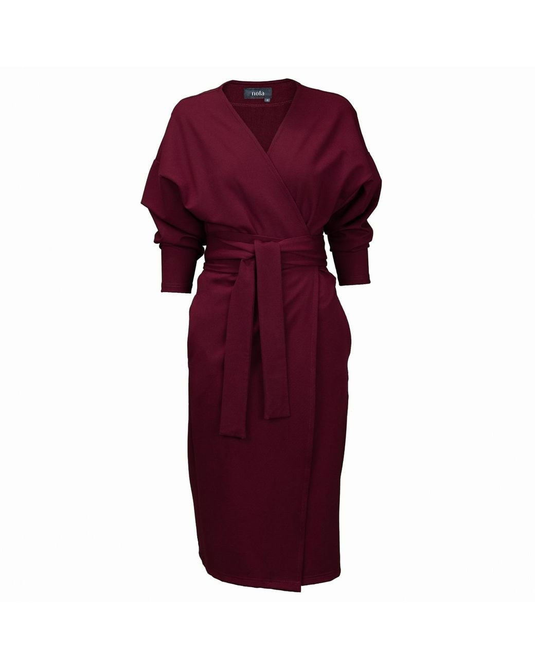 Nola Purple Kimonodress Burgundy