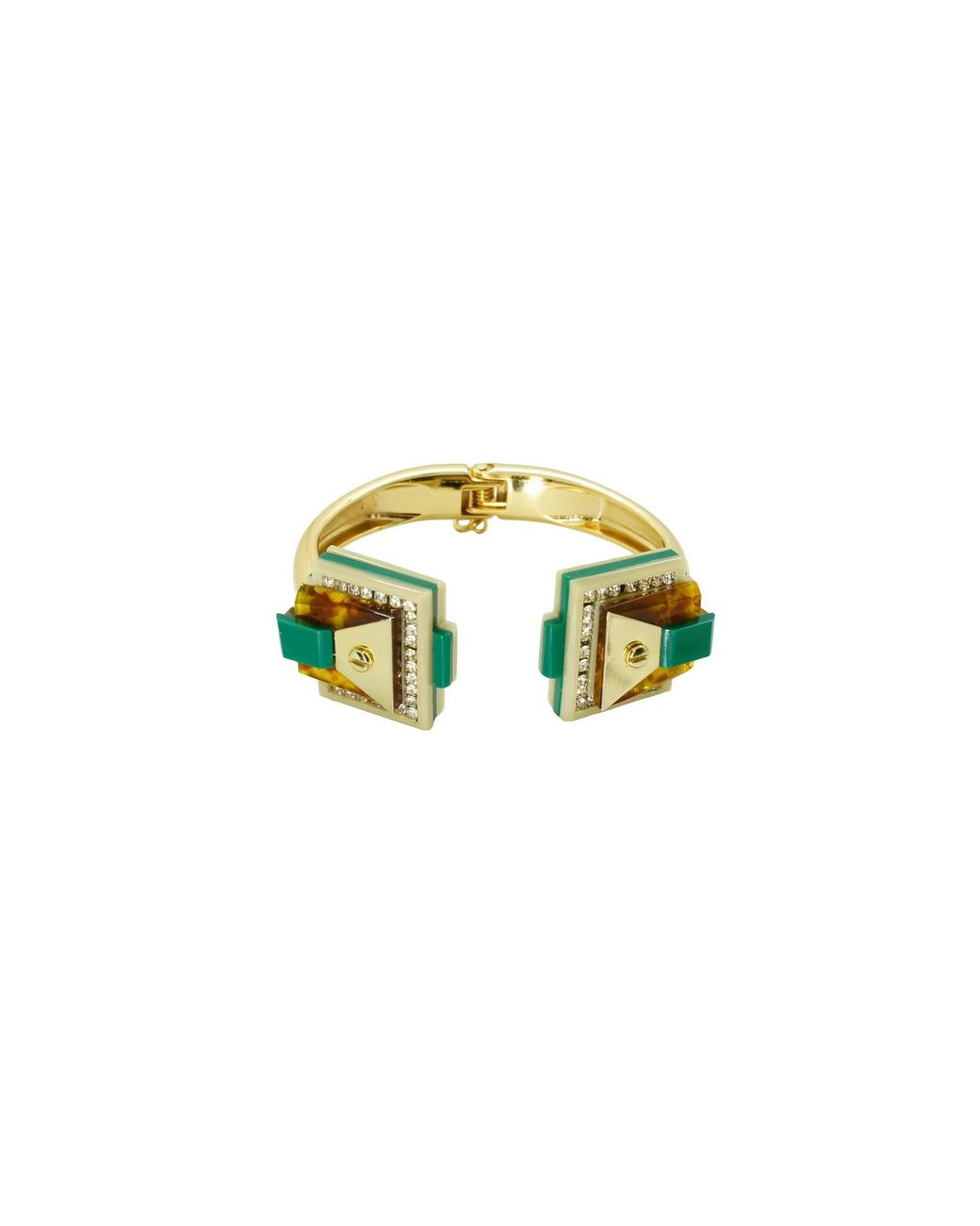 Gissa Bicalho White Bracelet Trapeze