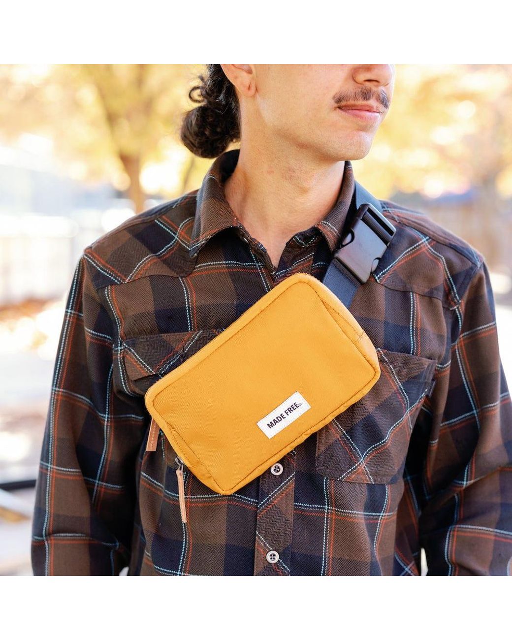 Made Free Yellow Hip Pack Aw Mustard