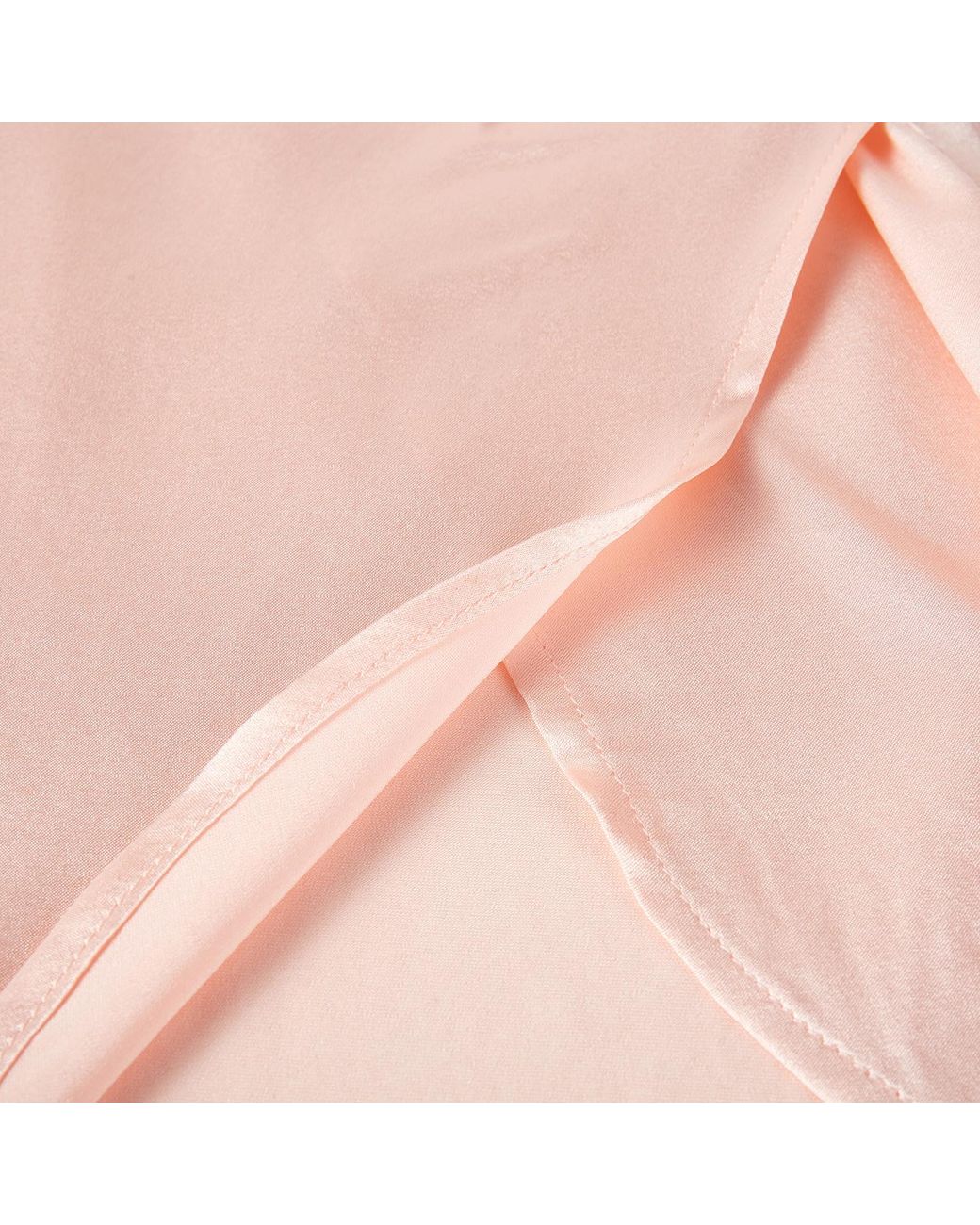 Soft Strokes Silk Pink Pure Mulberry Silk Petal Camisole Top And Shorts Set, Mid-Waist
