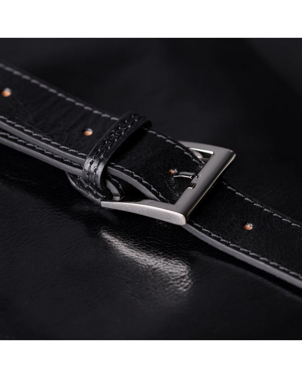 Time Resistance Black Leather Messenger Bag – The Stranger for men
