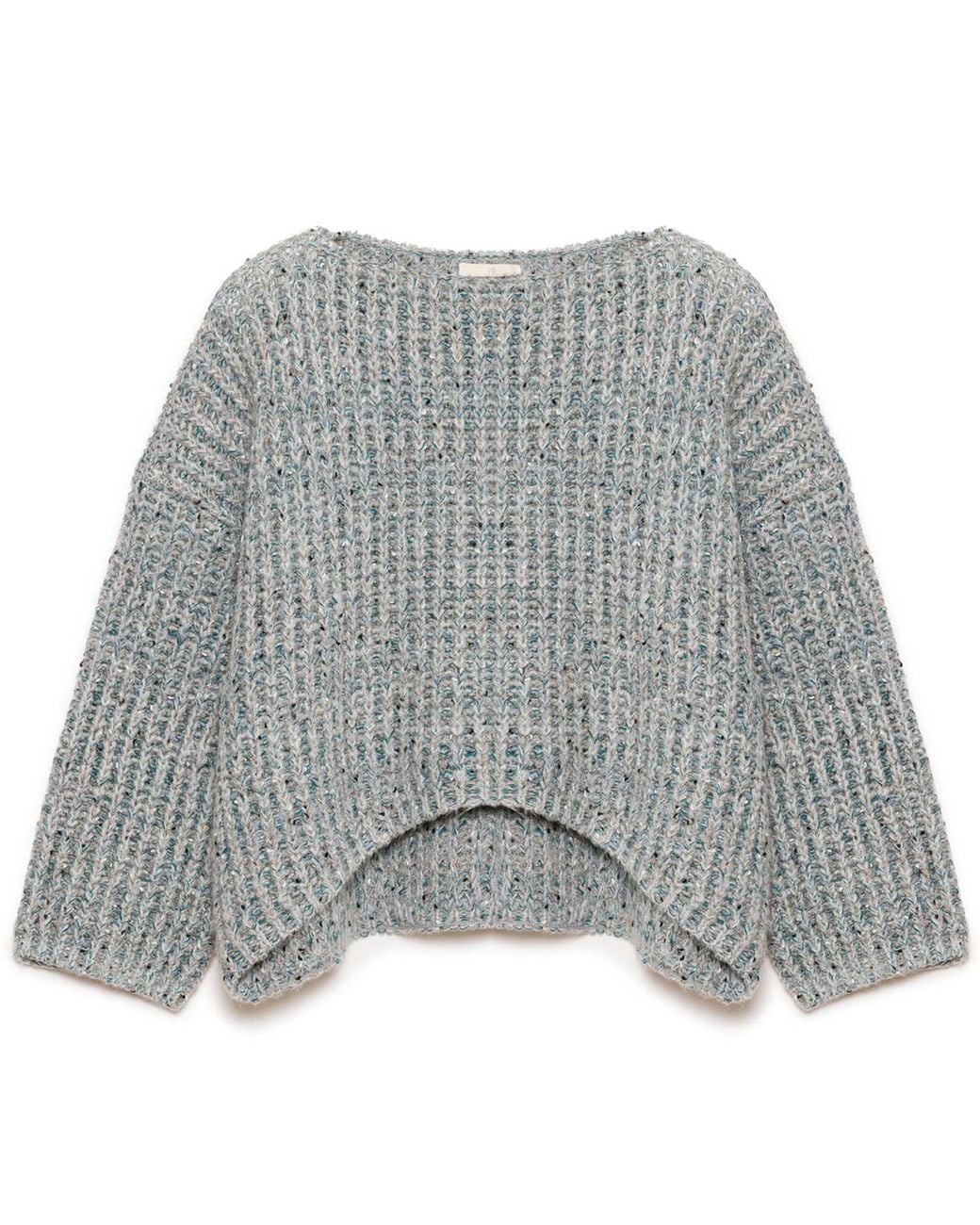 Peraluna Gray Maggie Thessaloniki Knit Subtle Glittered Jumper