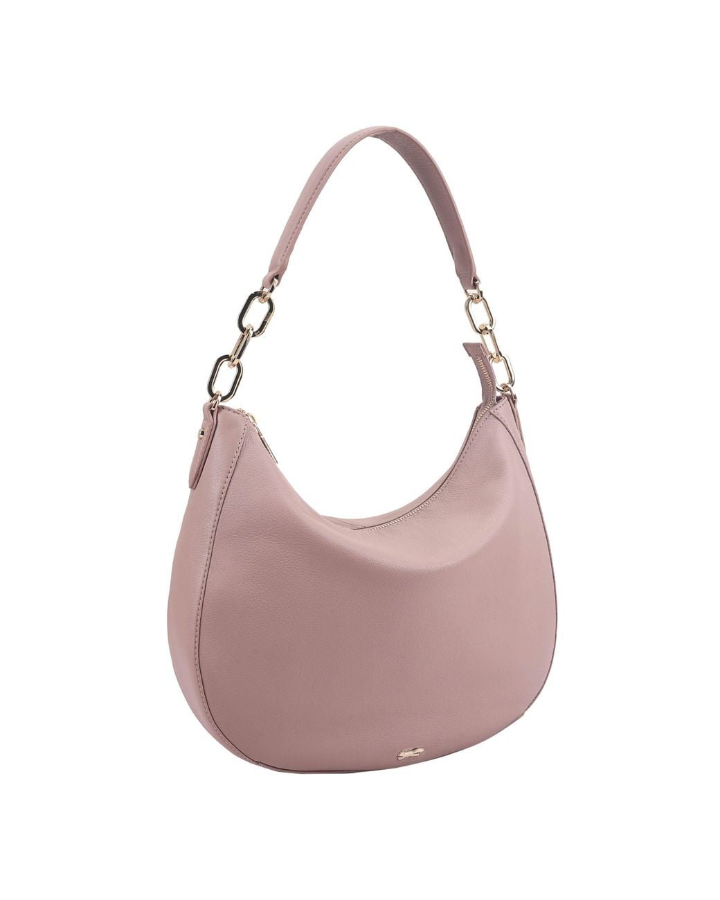Paul Costelloe Gray Bisbee Leather Shoulder Bag