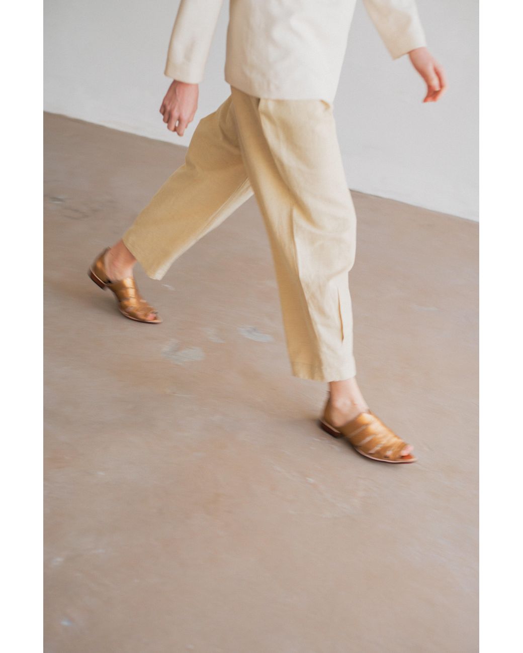 Mafalda Brown Gisele Peep-Toe Sandals