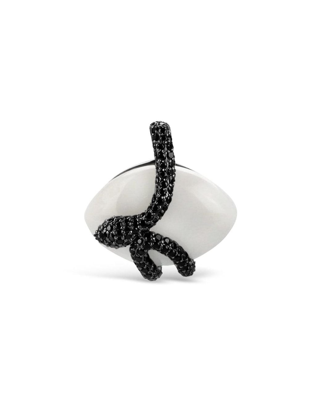 Bellus Domina Black Sterling & Snake Pendant