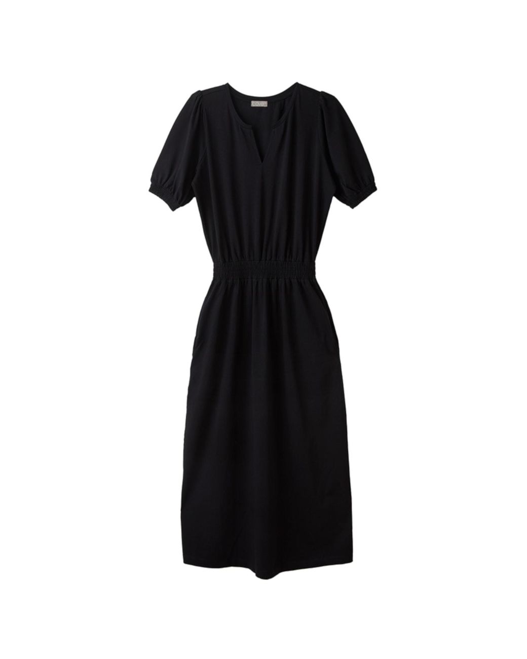 Cove Black Cuba Midi Dress With Pockets