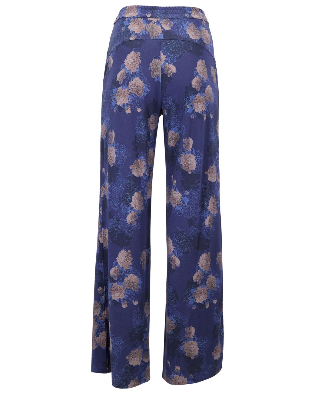Lords of Harlech Blue Sanchez Lans Floral Stretch Knit Drawstring Pant