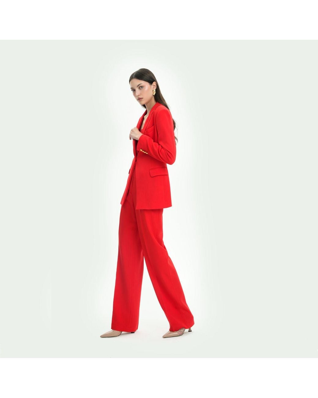 Elsava Red Grace Trousers