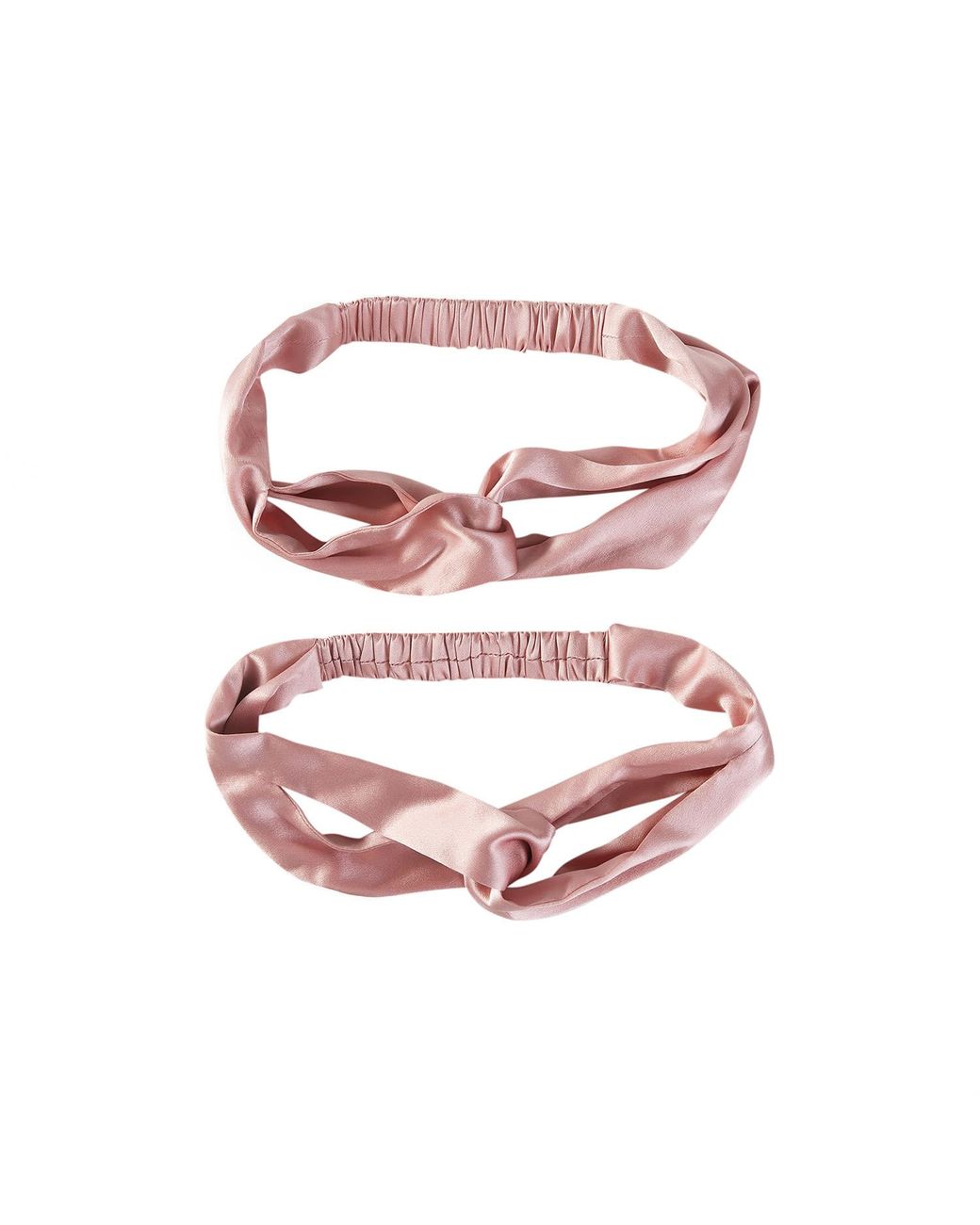 Soft Strokes Silk Pink Pure Mulberry Silk Turban Style Headband