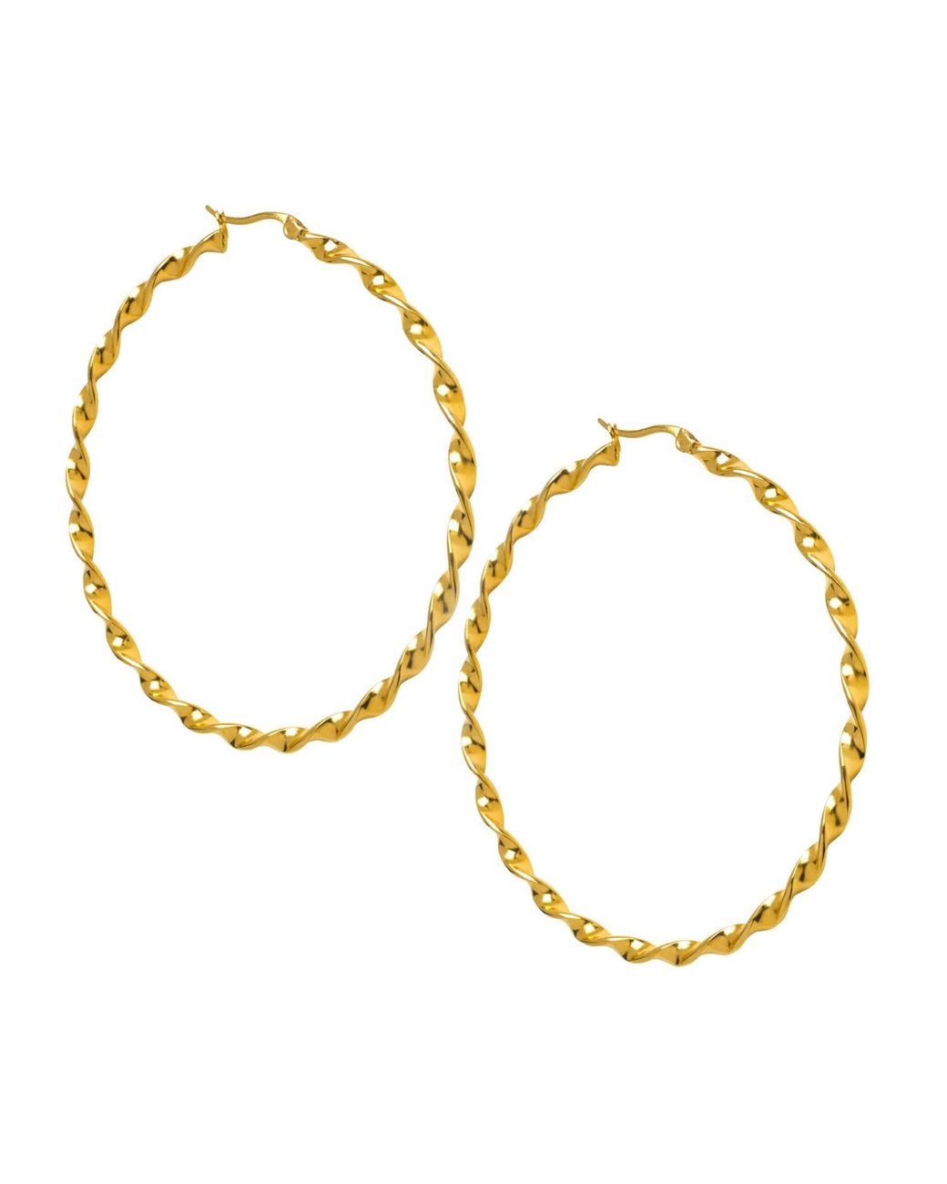 Hoops + Chains LDN Metallic Rhi Rhi Hoops