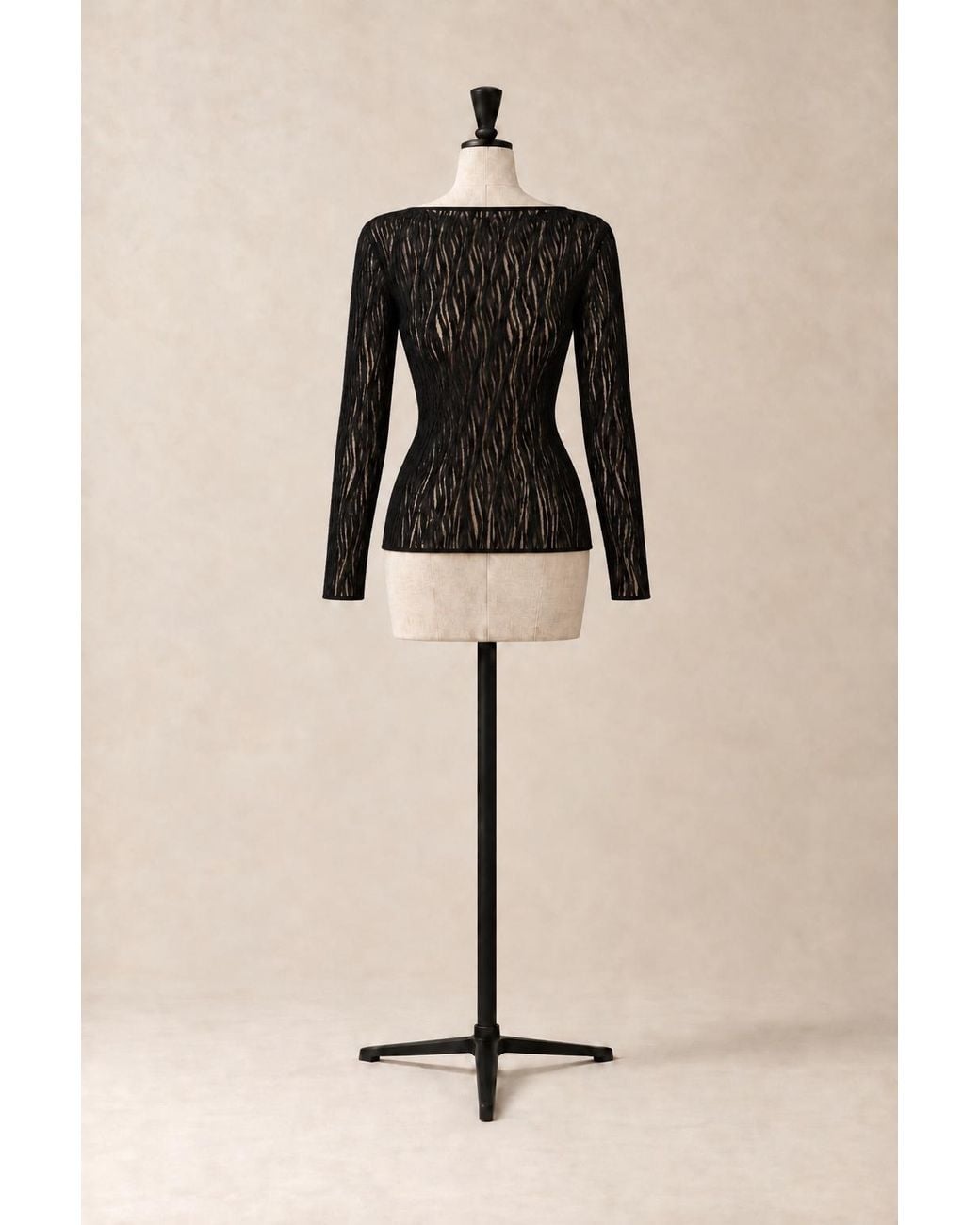 The Ethos Studio Black Alley Top