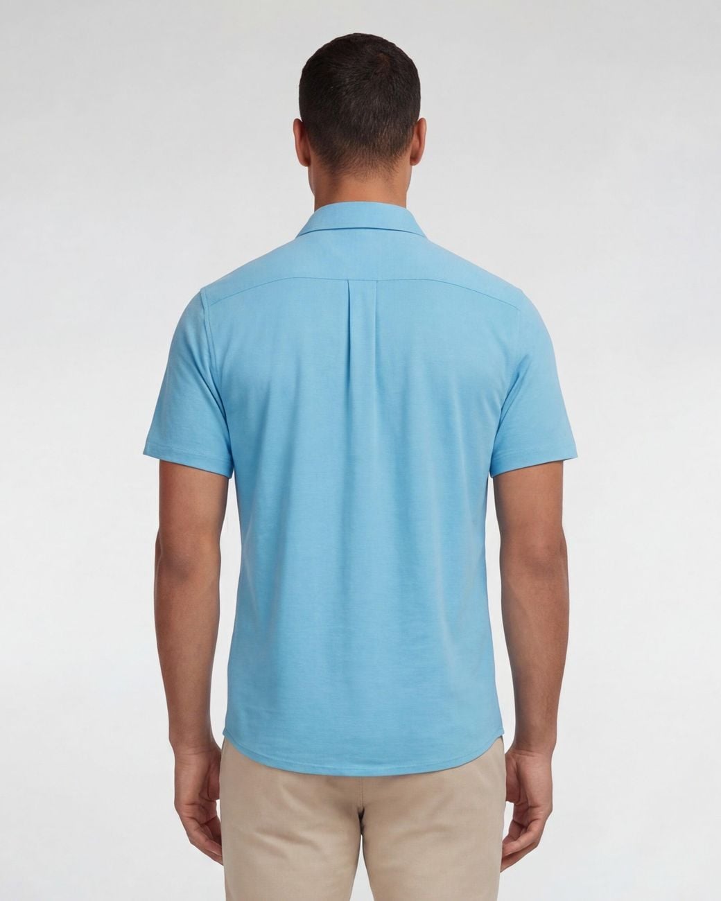 Lords of Harlech Blue Tyler Short Sleeve Shirt for men