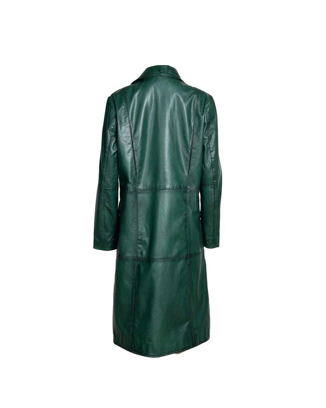 Zasta Studio Green Planet Long Coat Leather Jacket for men