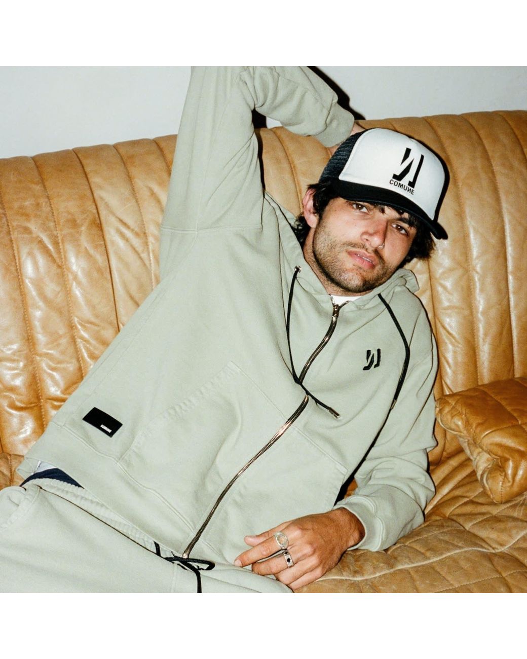 Comune Green Luka Zip-Up for men