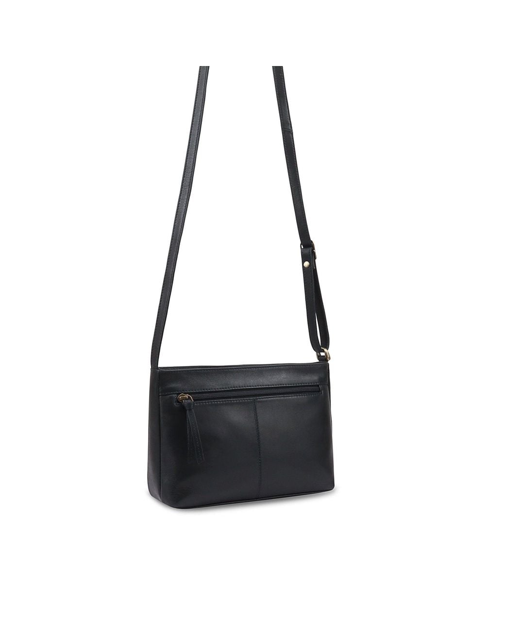 Lloyd Baker Blue Tamarra Leather Crossbody Bag