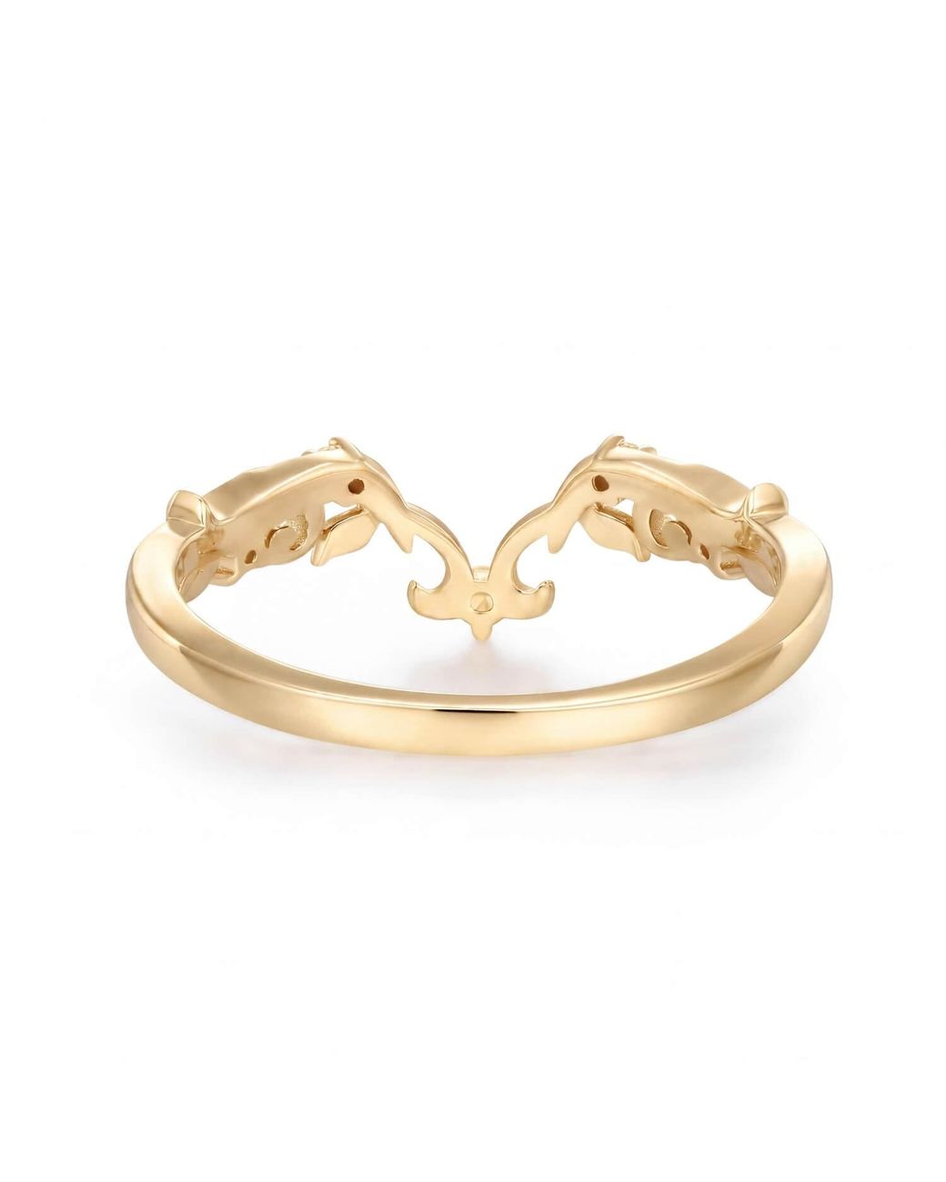 Azura Jewelry New York Metallic Petal Waltz Band Vermeil