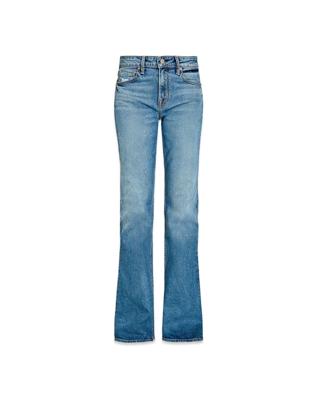 NOEND Blue Scarlett Mid Rise Flare